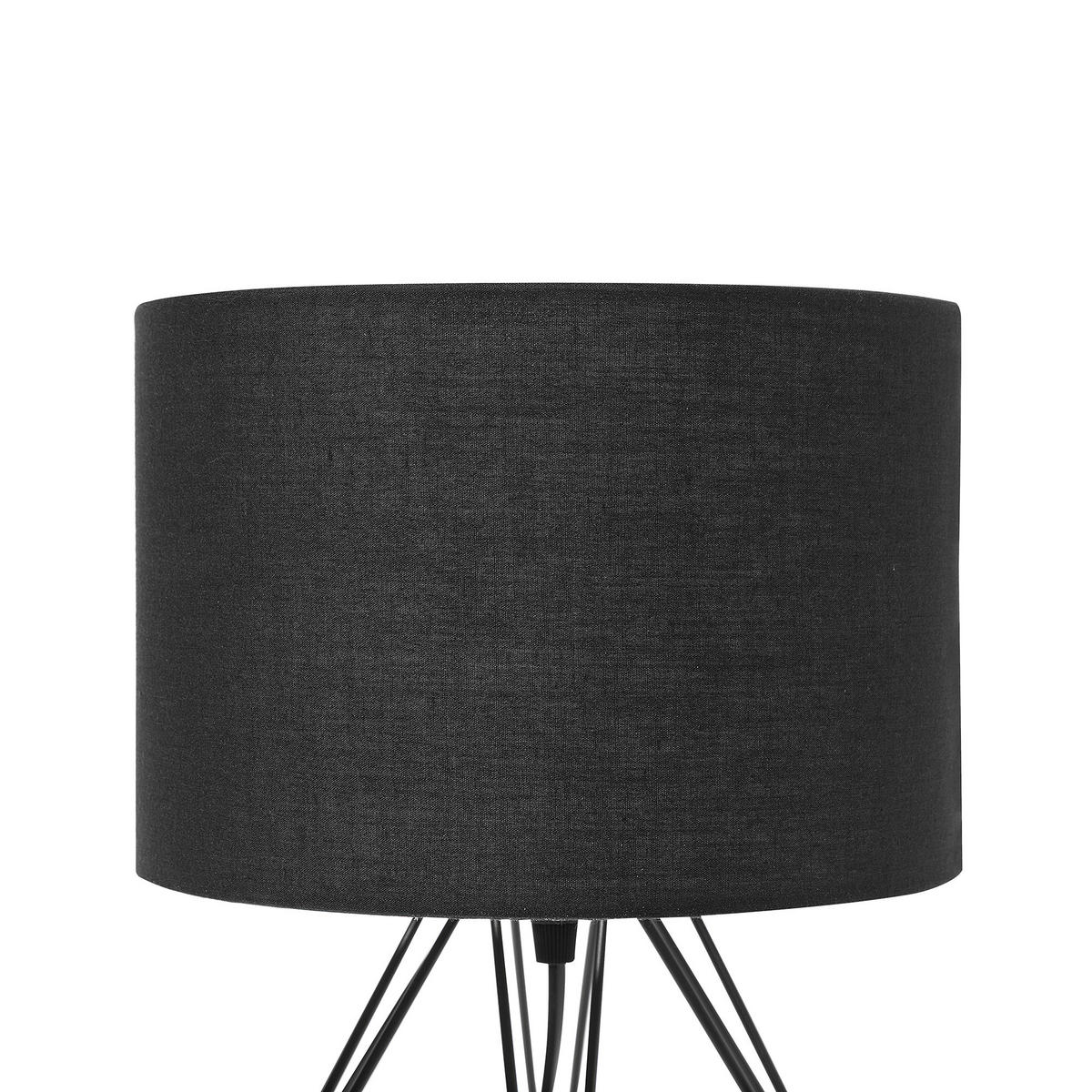 TISCHLAMPE Maroni 22/22/35 cm - Schwarz, Metall (22/22/35cm) - Beliani