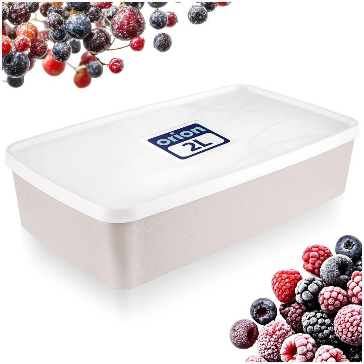 LEBENSMITTELBEHÄLTER Kunststoff 2 l Beige - Beige, Kunststoff (15.5/7/27cm) - Orion 
