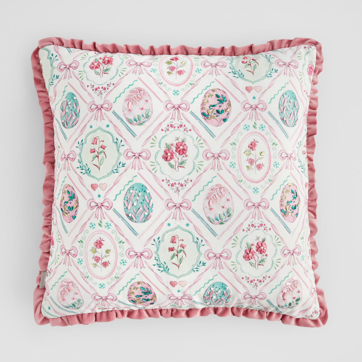 KISSENBEZUG Florara - Rosa, Textil (45/45cm) - home&you