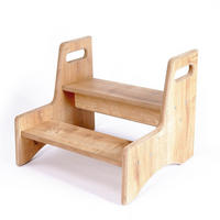KINDERTRITT mit eichenoptik 34/43,5/36 cm - Eichefarben, Holzwerkstoff (34/36/43.5cm) - Calicosy
