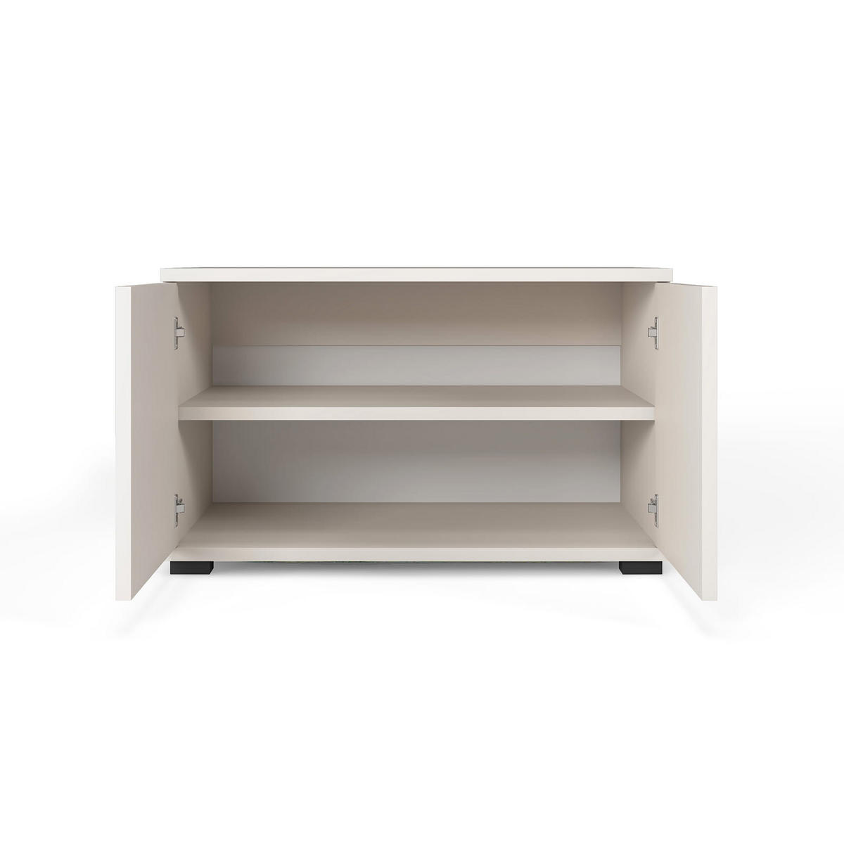 GARDEROBE Ritmo version 8 gefräste Kleiderschrank mit Polsterplatten Braun - Beige/Braun, Holzwerkstoff (170/225/40cm) - Jerpax