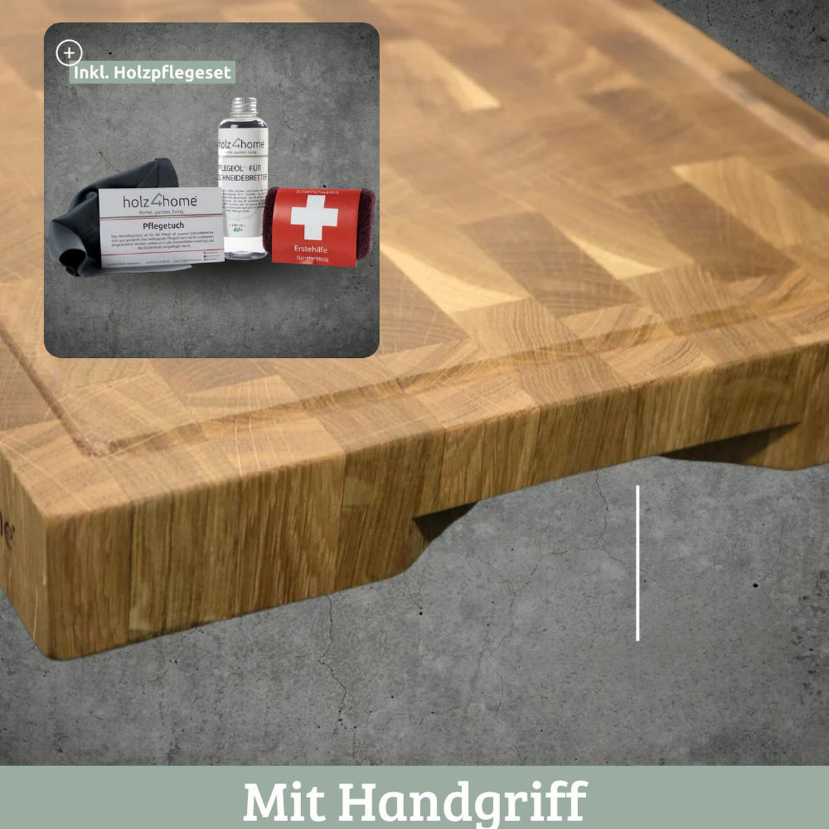SCHNEIDEBRETT Holz groß EYGO klingenschonend 40x30x2,5 cm - Braun, Holz (40/30cm) - DELUKE