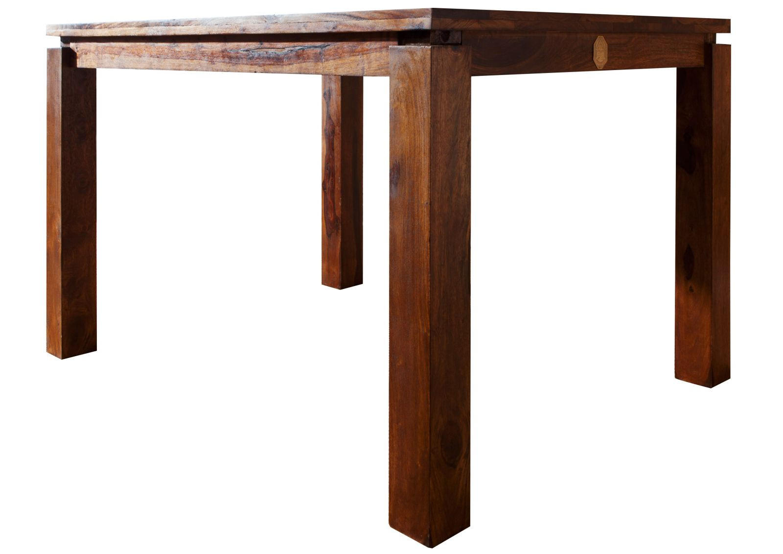 ESSTISCH Sheesham 90x90x76 braun lackiert METRO LIFE #151 - Braun, Holz (90/90/76cm) - Massivmoebel24