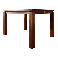 ESSTISCH Sheesham 90x90x76 braun lackiert METRO LIFE #151 - Braun, Holz (90/90/76cm) - Massivmoebel24