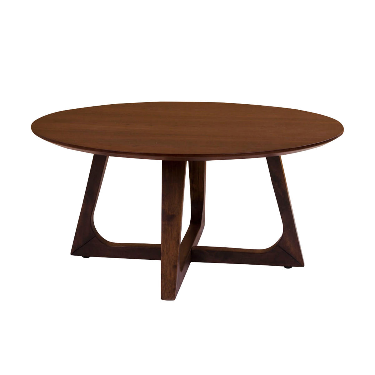 COUCHTISCH in Wallnuss Dekor - Braun, Holzwerkstoff (75/75/36cm) - ebuy24