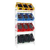 GETRÄNKEKISTENREGAL High Big Camel HxBxT 200 x 100 x 30 cm Weiß - Weiß, Metall (100/200/30cm) - PROREGAL