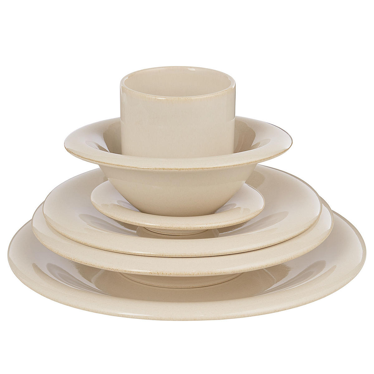 PASTATELLER Bon Ton - Beige, Keramik (23/23/4cm) - Butlers