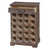 WEINREGAL Braun - Braun, Holz (48/76/31cm) - MCW