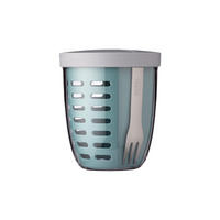 FRUITPOT Ellipse Nordic Green 600 ml - Grün, Kunststoff (10.7/12.7/10.7cm) - Mepal