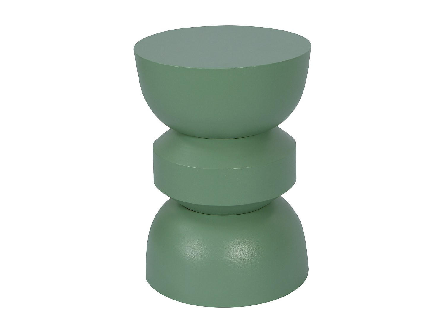 GARTENBEISTELLTISCH - 35 cm x 35 cm - metall - mandelgrün Toqo - Grün, Metall (35/35/50cm) - Vente-Unique