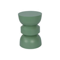 GARTENBEISTELLTISCH - 35 cm x 35 cm - metall - mandelgrün Toqo - Grün, Metall (35/35/50cm) - Vente-Unique