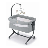 BABY-BEISTELLBETT höhenverstellbar Cullami - Grau, Kunststoff/Textil - Cam il Mondo del Bambino S.p.A.