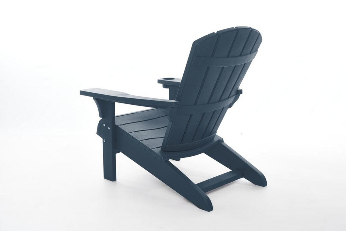 GARTENSTUHL Adirondack Alpine - Dunkelblau, Kunststoff (80/96.5/81cm) - Keter