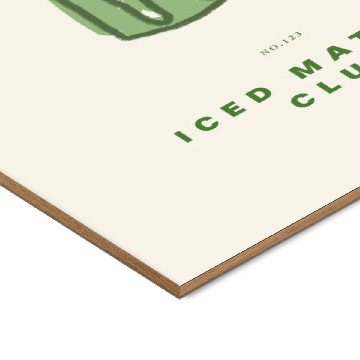 POSTER mit Rahmen Affordable Art Prints - Chilled Green Elixir - Eichefarben/Grün, Holz/Papier (30/40cm) - Poster&Frame