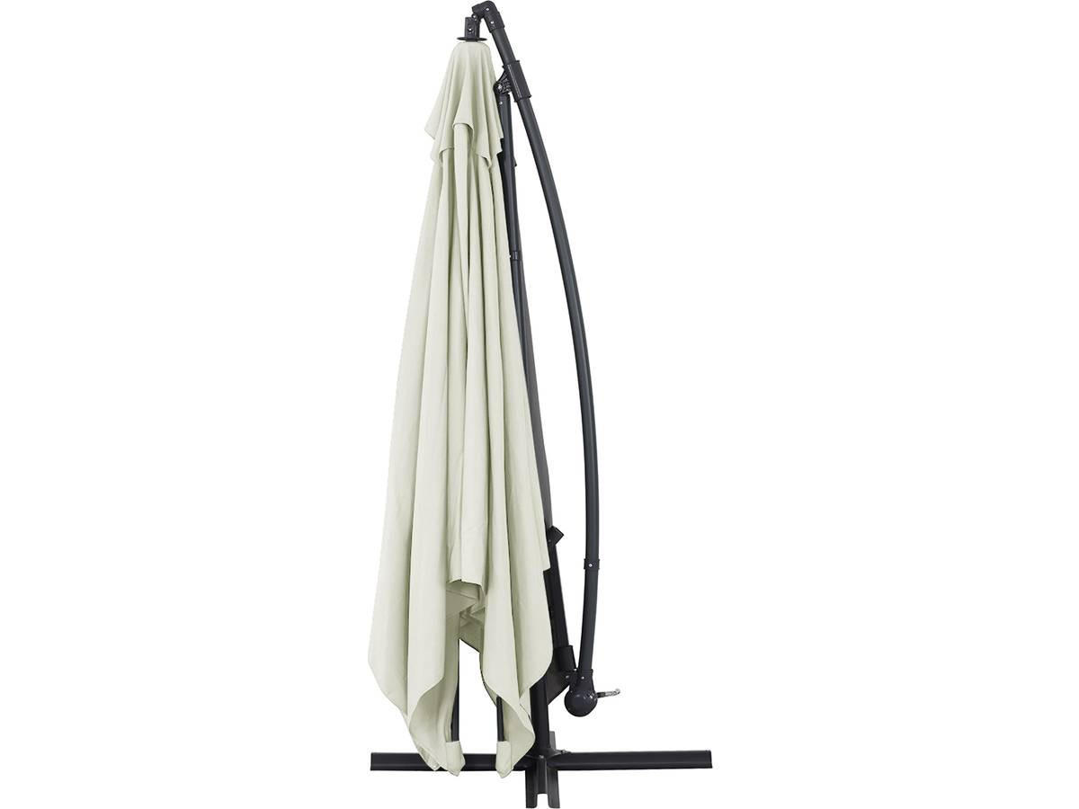 SONNENSCHIRM ilios 3 Ekru - Beige, Metall (300/300cm) - Habitat Garten