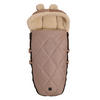 KINDERWAGENFUSSSACK XL EARS WOOL, sand melange - Sandfarben, Naturmaterialien (43/93cm) - Kaiserbaby