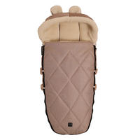 KINDERWAGENFUSSSACK XL EARS WOOL, sand melange - Sandfarben, Naturmaterialien (43/93cm) - Kaiserbaby