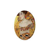 RUNDES BILD Gold 80/80 cm - Goldfarben, Textil (80/80cm) - KUNSTLOFT