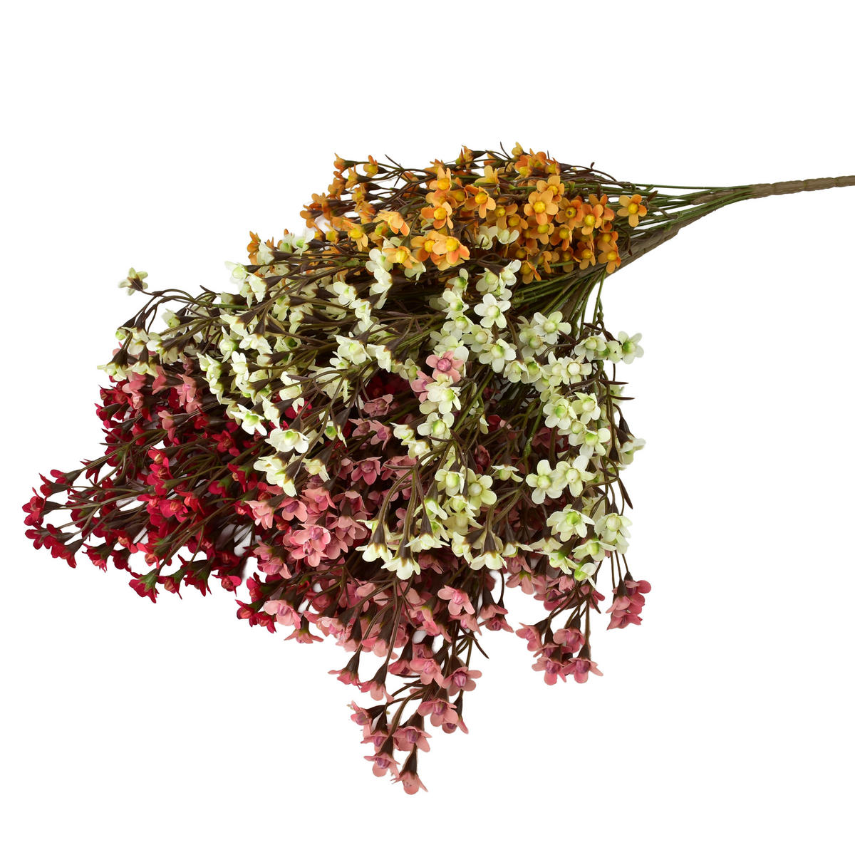 UMĚLÁ KYTICE, bílá - bílá, plast (55cm) - Mondex
