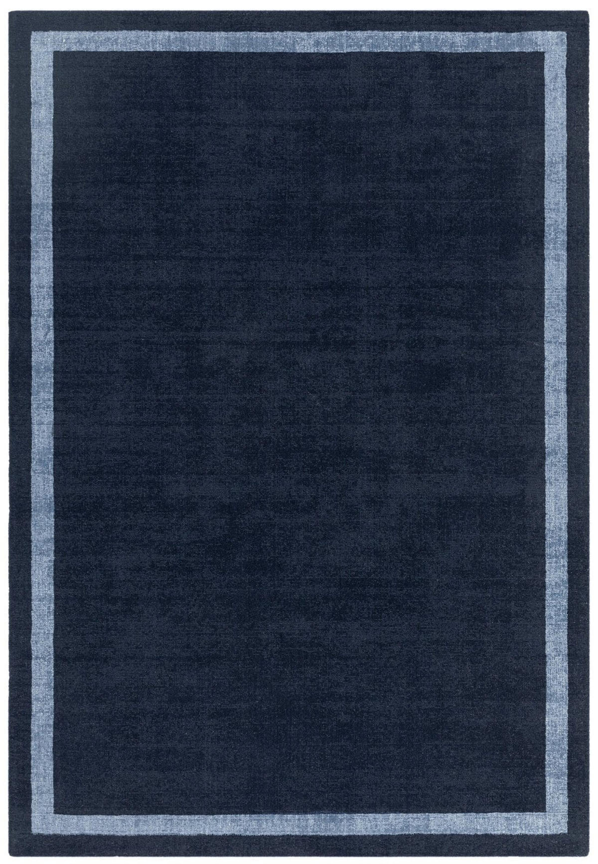 TEPPICH modern Wolle BILA Blau 120 x 170 cm - Blau, Naturmaterialien (120/170cm) - Novatrend