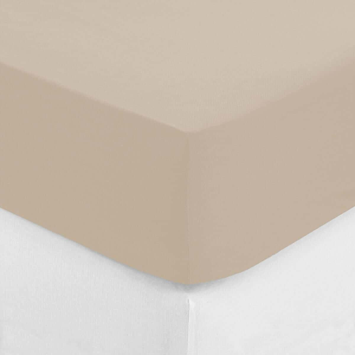 BETTLAKEN mit Gummizug 90/190 cm - Beige, Naturmaterialen (190/90cm) - Atmosphera Createur d´interieur
