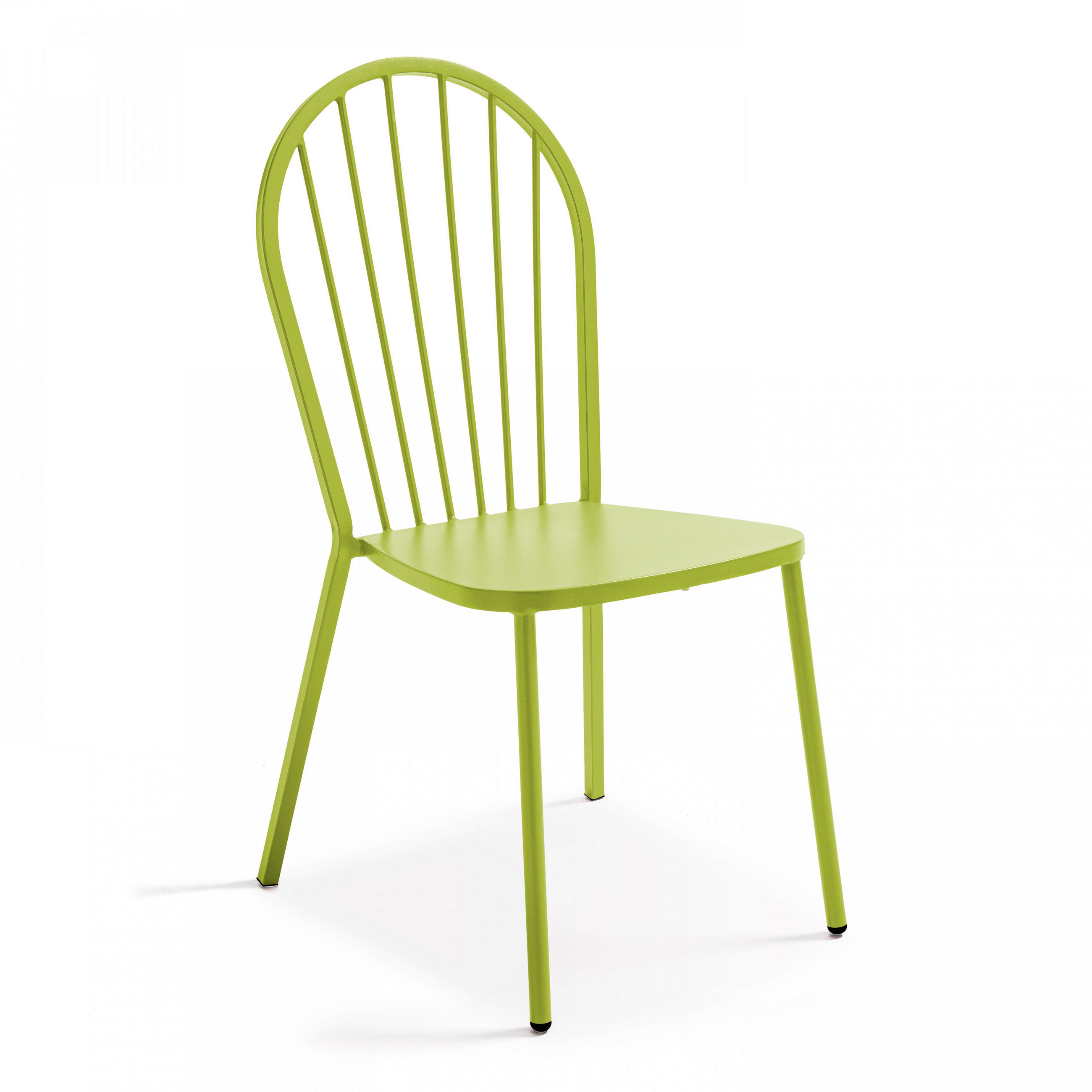 GARTENSTUHL, Grün - Grün, Metall (57/94/53cm) - Oviala