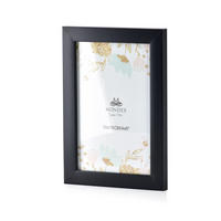 BILDERRAHMEN Adi Schwarz 17/12/1 cm Kunstoff - Schwarz, Kunststoff (12/1/17cm) - Mondex