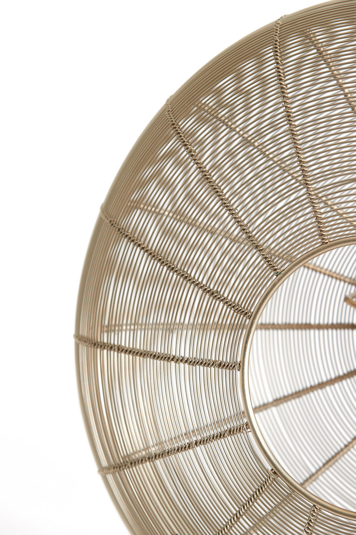 DECKENLEUCHTE Bahoto Gold Ø40/17 cm - Goldfarben, Metall (40/40/17cm) - Light & Living