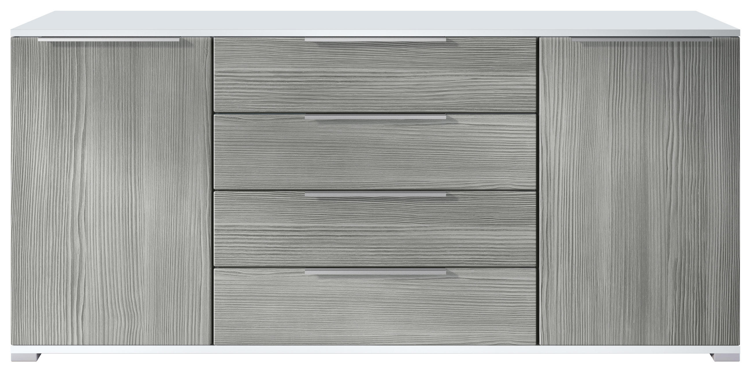 SIDEBOARD Linio Avola-Anthrazit - Anthrazit, Holzwerkstoff (166.5/75.5/35cm) - Vladon