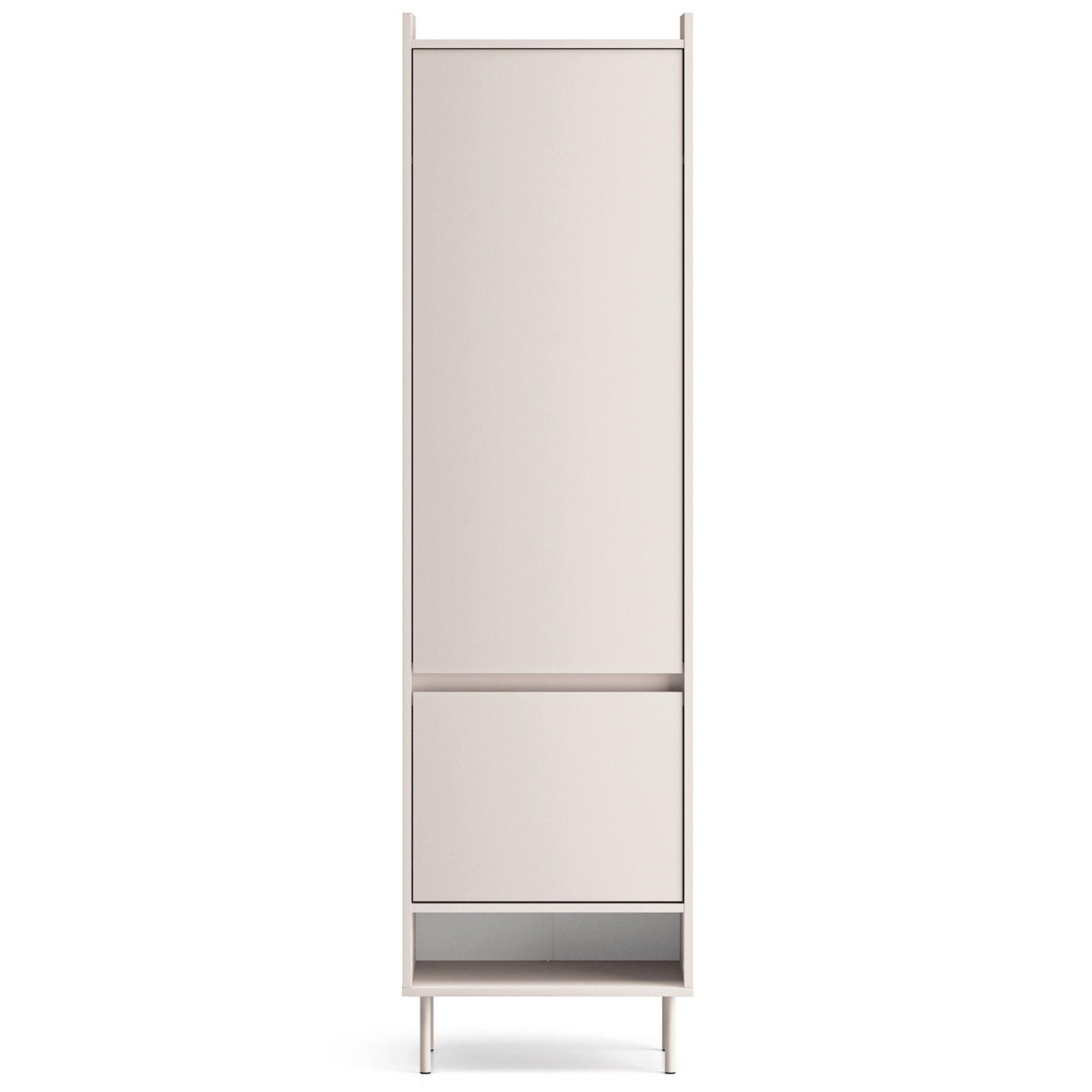 KLEIDERSCHRANK Dioce greige 54 cm - Taupe, Holzwerkstoff (54/33.3/198cm) - Selsey