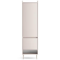GARDEROBENSCHRANK Dioce greige 54 cm - Taupe, Holzwerkstoff (54/33.3/198cm) - Selsey