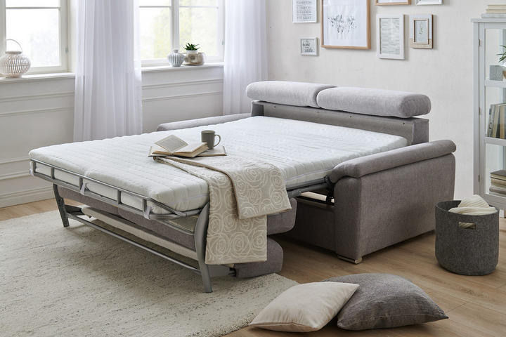 Rozkládací pohovka na každodenní spaní s matrací