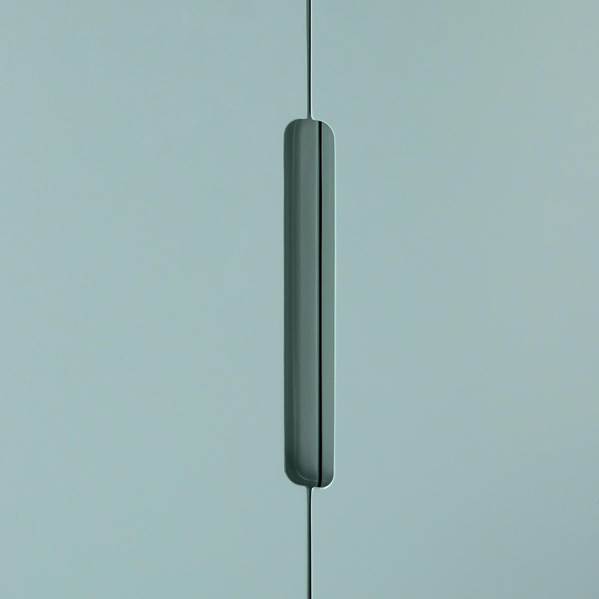 GARDEROBENSCHRANK - Eichefarben/Mintgrün, Holzwerkstoff (76/193/37cm) - home24