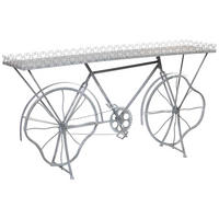 KONSOLENSTISCH Fahrrad aus Metall 177x41x92 cm Grau - Grau, Metall (41.28/177.17/92.71cm) - Wanderlust