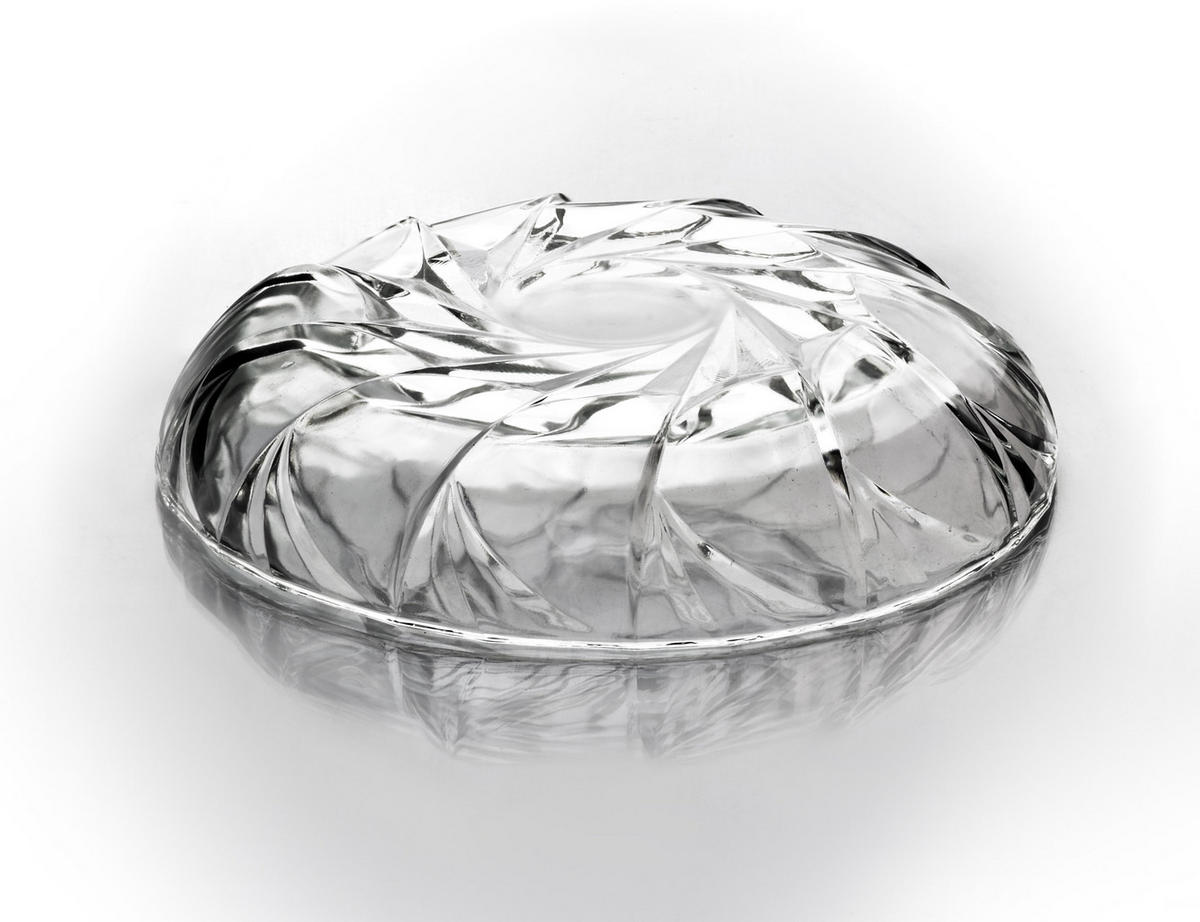 SALATSCHÜSSEL Cristo Transparent 19.5/19.5/4 cm Glas - Transparent, Glas (19.5cm) - Mondex