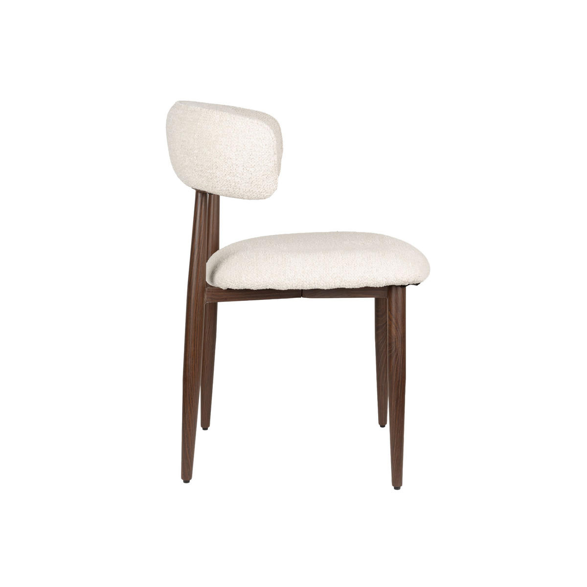 ESSZIMMERSTUHL Stanley - 2 er Set - Beige/Braun, Metall (57.5/79/48cm) - Housecraft Living