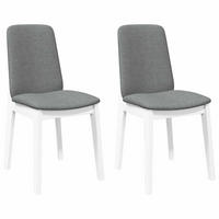 STUHL-SET 2 Stk Lohmar 43/86.5/56 cm - Weiß, Holz (43/86.5/56cm) - ZMH