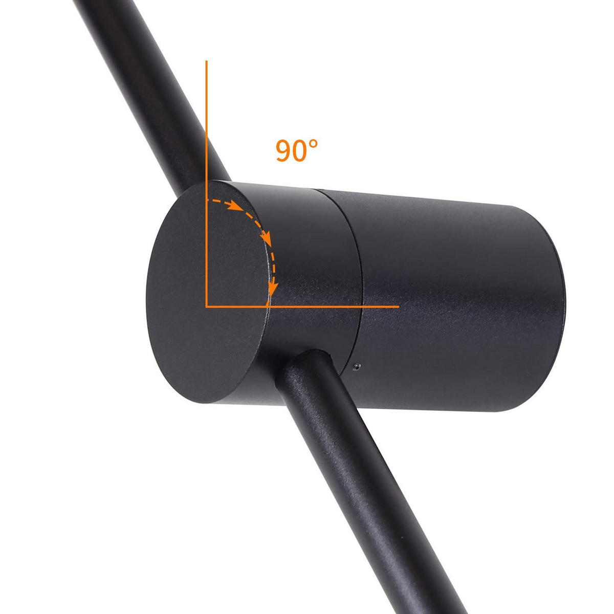 LED-WANDLEUCHTE Sparkler 100/6/10 cm - Schwarz, Metall (6/10/100cm) - ZMH