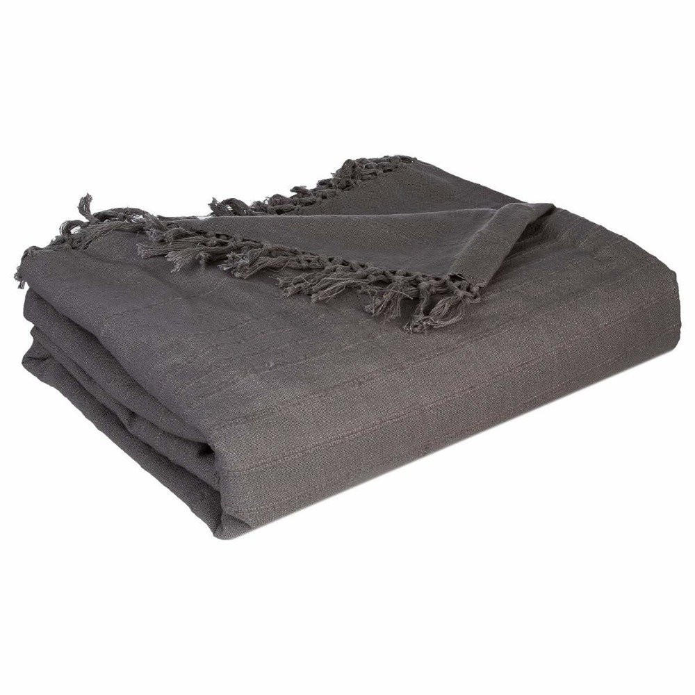 Atmosphera Createur d´interieur Tagesdecke Anthrazit 230x250 cm