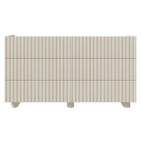 KOMMODE Fiorra Greige 147 cm - Kaschmir, Holzwerkstoff (147/84/38.8cm) - Selsey