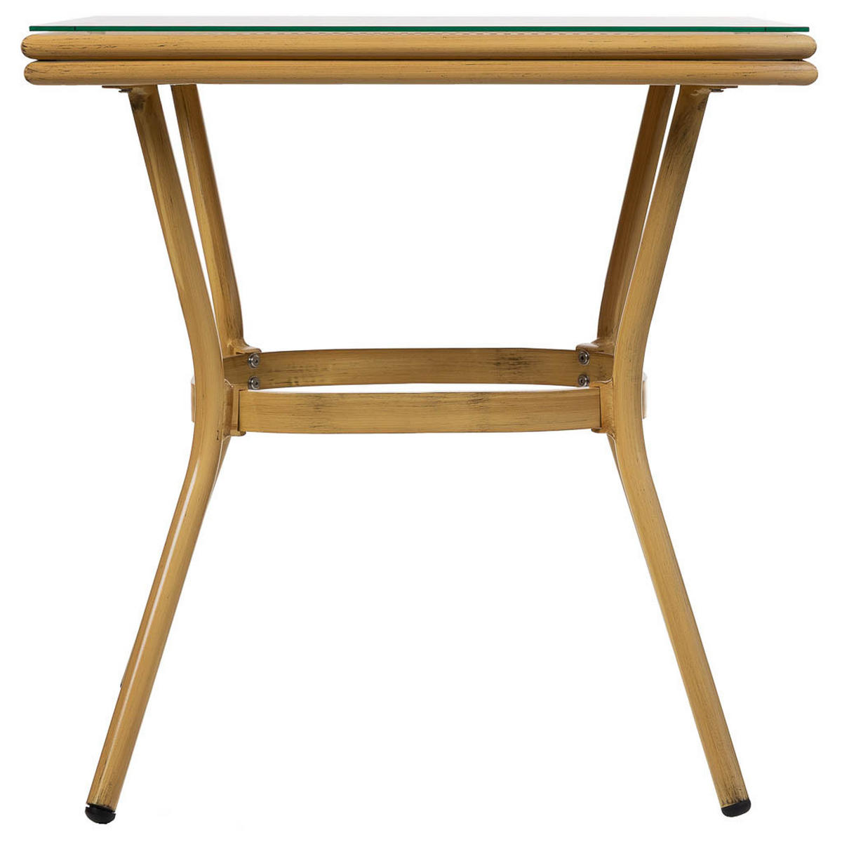 BALKONSET, braun, 70x72x55cm, 3-tlg. - Braun, Metall - Wanderlust