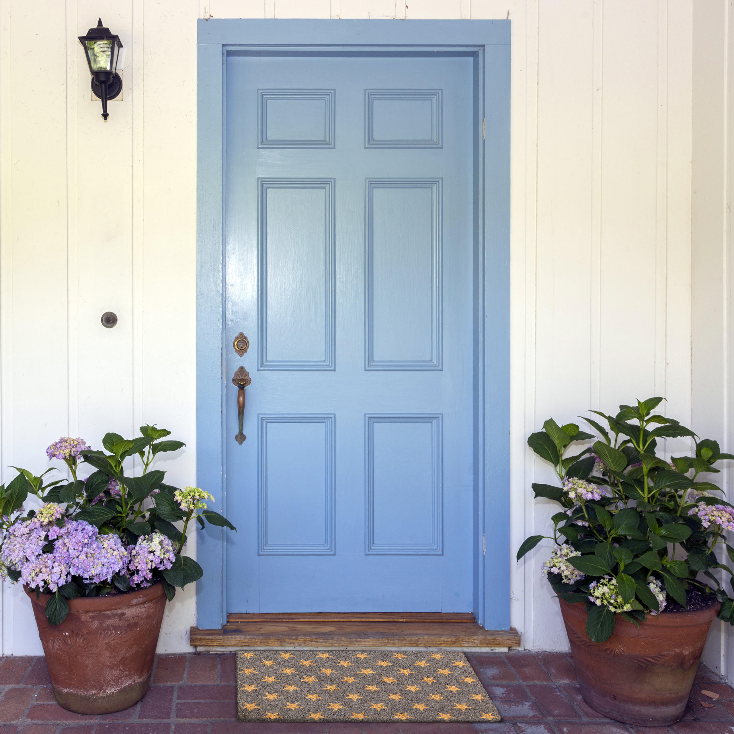 FUßMATTE - Dunkelbraun, Kunststoff/Textil (60/40cm) - Relaxdays