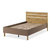 KINDERBETT TRIDA, Bett mit Gestell, braun/artisan eiche - Braun/Eiche Artisan, Holz (120/200cm) - KONSIMO®