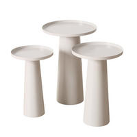KAFFEETISCHE rund Jacky rund Grau - Grau, Metall (38/38/56cm) - Boltze Home