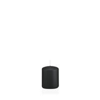 STUMPENKERZEN Schwarz Ø 48 x 60 mm, 24 Stück - Schwarz, Paraffin (5/6cm) - Wiedemann Kerzen