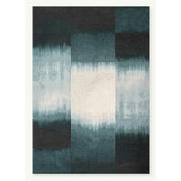 TEPPICH modern Flachgewebe NAGOYA Blau 140x200 cm Blau 140 x 200 cm - Blau, Textil (140/200cm) - Novatrend