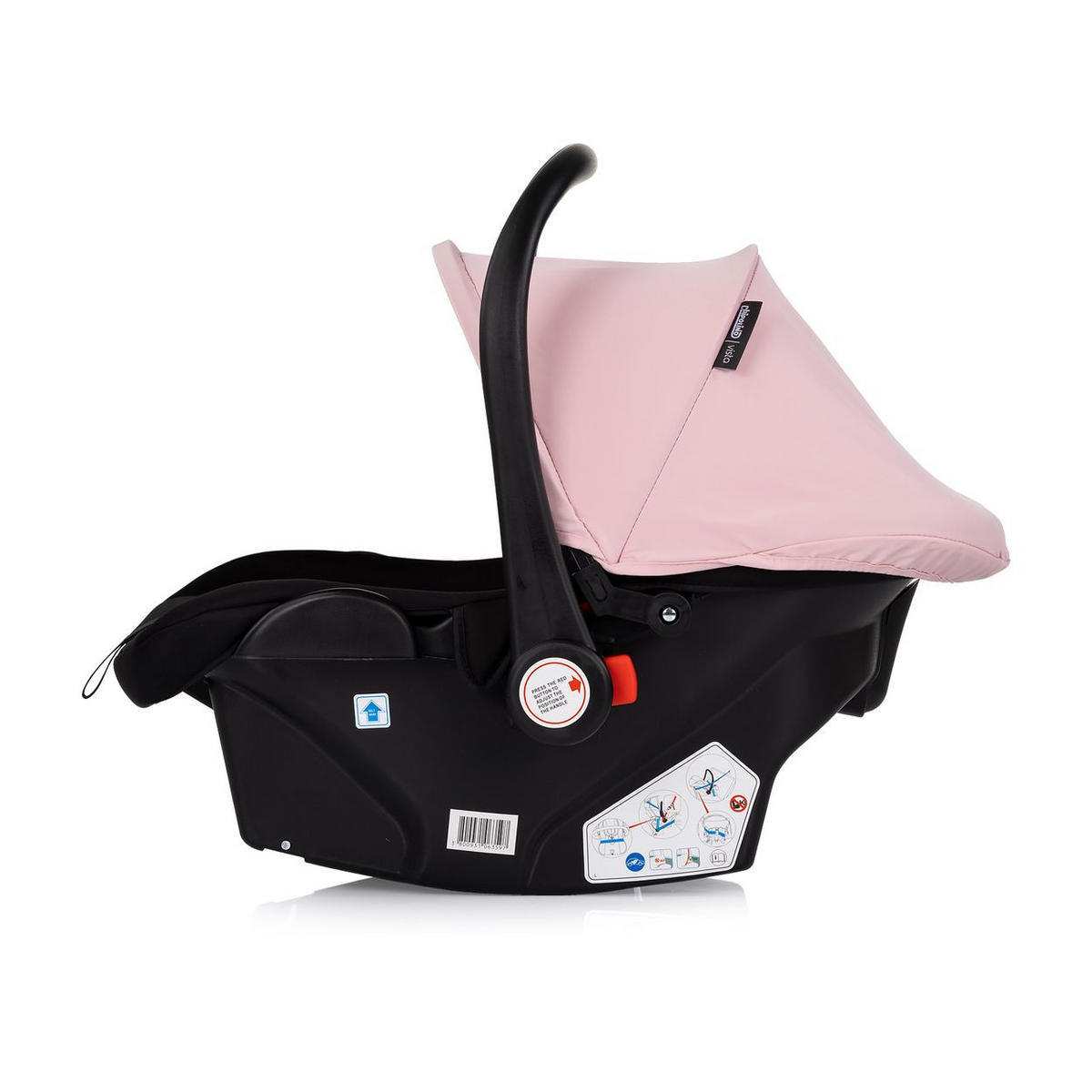 BABYSCHALE SET Vista rosa Station Vista i-Size (40-87cm) verstellbar - Rosa, Kunststoff (43/56/60cm) - Chipolino