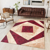 TEPPICH DREAM Rot Creme 300/400 cm - Rot/Creme, Textil (300/400cm) - Tapiso