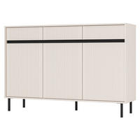 SIDEBOARD Osaka Sandbeige 149 cm - Beige/Schwarz, Holzwerkstoff/Metall (148.6/100/40cm) - Selsey
