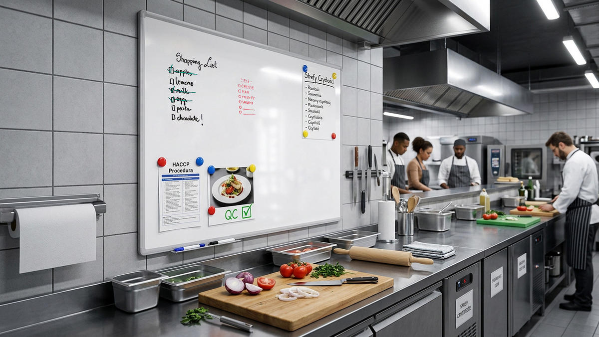 WHITEBOARD - EXPO Alurahmen 120x90cm - Weiß, Metall (120/90/1.6cm) - ALLboards